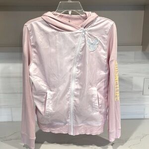 Walt Disney World Satin Zip Up Sweatshirt size XL